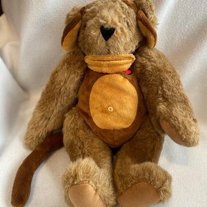 Vintage Authentic Handmade Vermont Teddy Bear Outfit Stuffed Animal Plush Heart